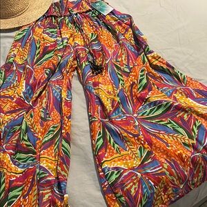 Vibrant Multicolor Women's palazzo pants